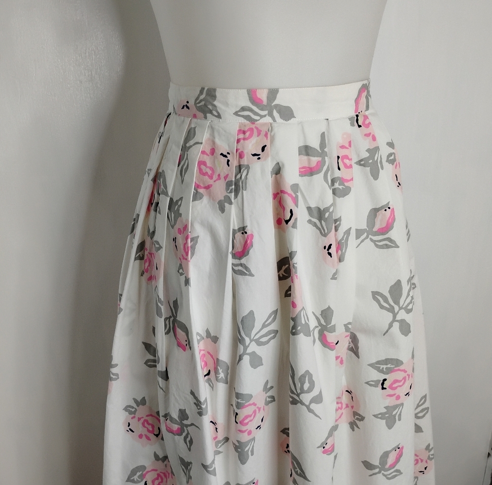 VINTAGE ABERCROMBIE & FITCH COTTON SKIRT - Picture 6 of 8